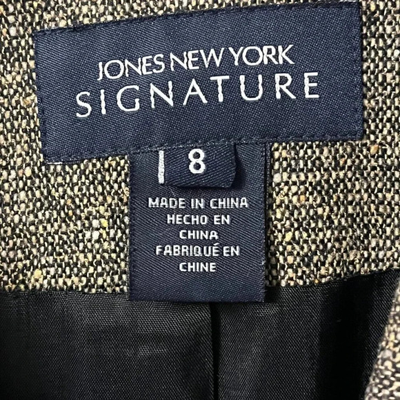 Women’s Jones New York Jacket Size 8 - Picture 3 of 8